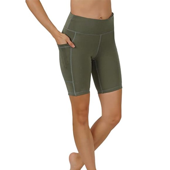 Pants - Yoga Pants Bermudas Leggings Both Sides Pockets